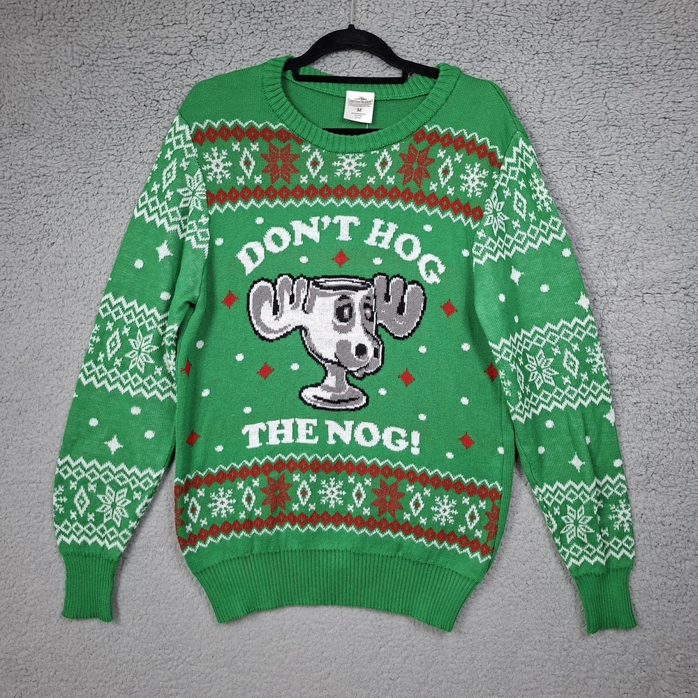 NEW National Lampoon's Christmas Vacation sweater sz M Oversized Moose